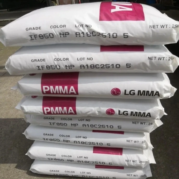 LG CHEM Acrylic PMMA Plastic Particles PMMA Granules Virgin Grade LG PMMA If830 If850 Hi855h Hi835h Hi8355 Hi535