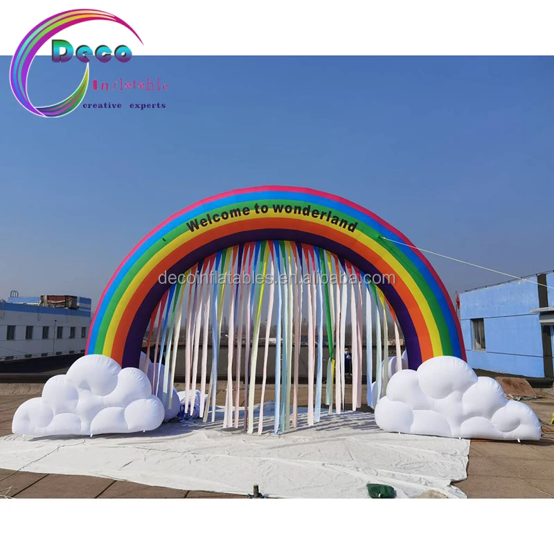 High Quality Stage Background Rainbow Passage Inflatable Arch