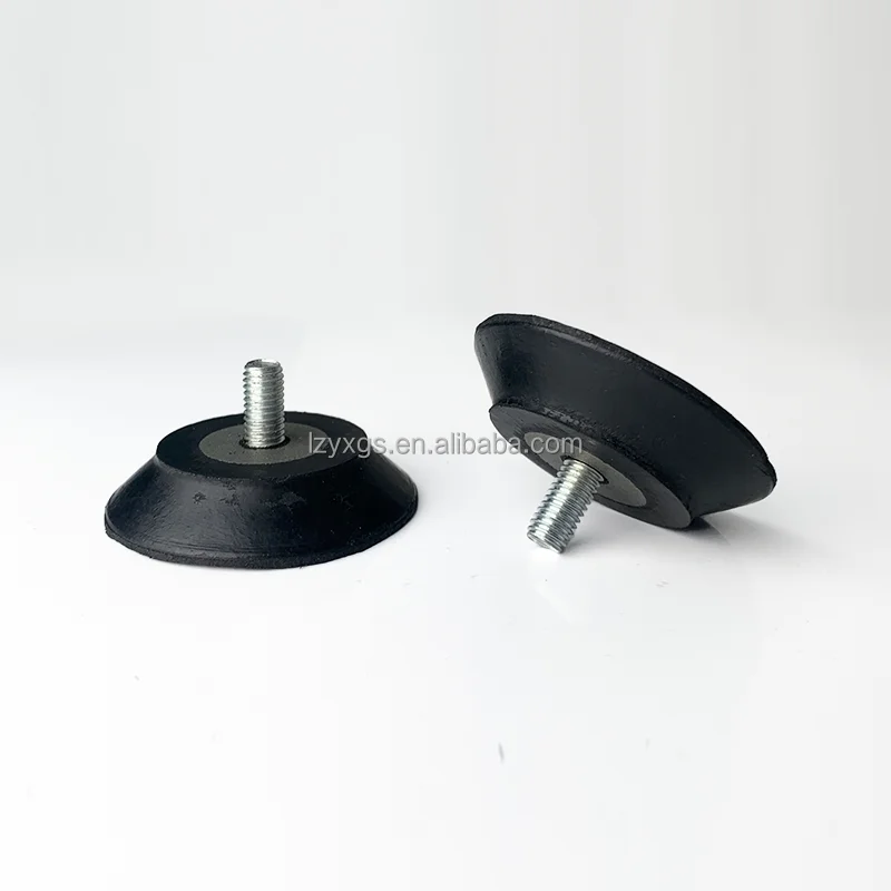 M8*60*13mm Adjustable Rubber Shock Absorber With Screw Support Foot Anti-slip Wear Adjusting