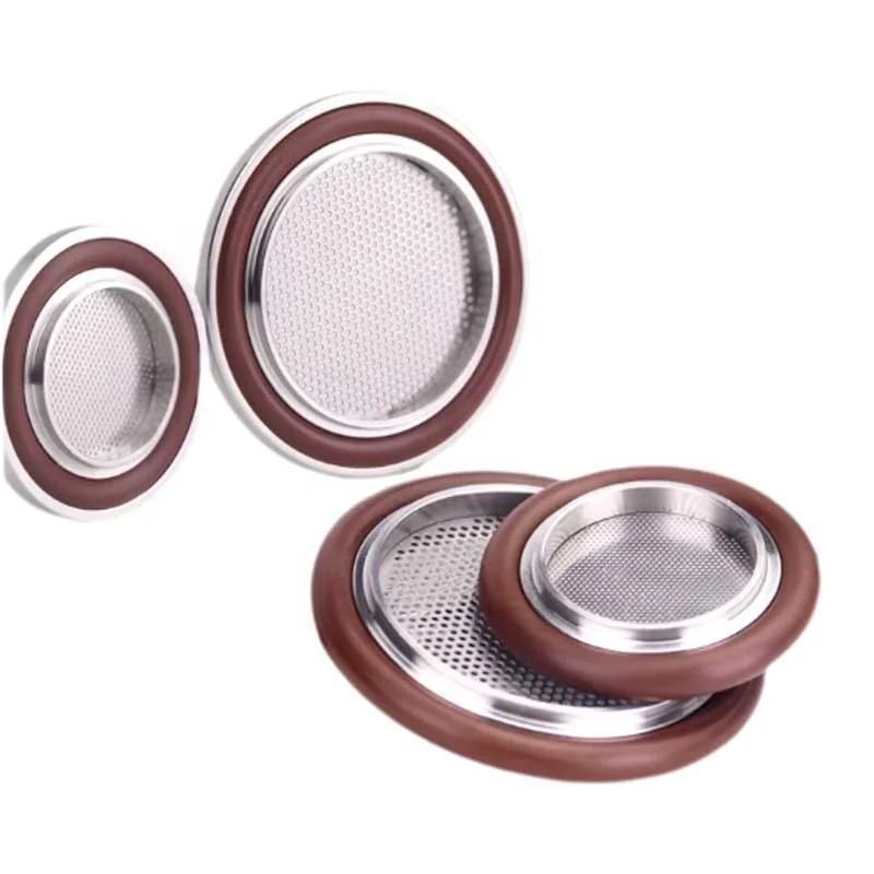 Stainless Steel Vacuum KF NW KF25 Screen Centering Rings with O Ring Seal ISO CF Fitting for Sanitary Usage