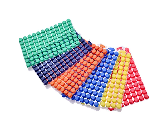 Lab Plastic Colorful Silicon Mat Suitable for 96-Well PCR Deep Well Plate Sealing Films