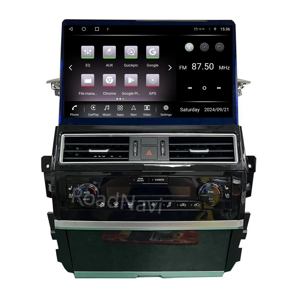 16.8' Android 13 Car Radio for Nissan Patrol Y62 QX56 QX80 2012-2023 Car Dvd Player built in Wireless Charging Carplay 4G 360