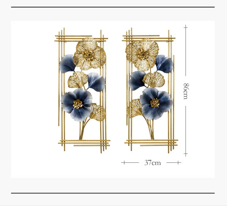 HotSell Sculpted Gold Metal Iron Wall Decor Art Contemporary Custom Made &Drop shipping Wall Decor for living room home