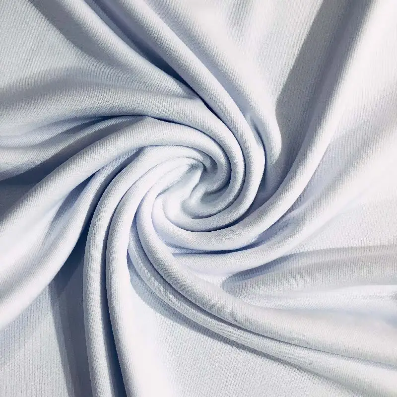 Quick Dry Knitted Solid Interlock Sports Fabric  Material Interlock Fabric For Sale For Digital Print Sportswear