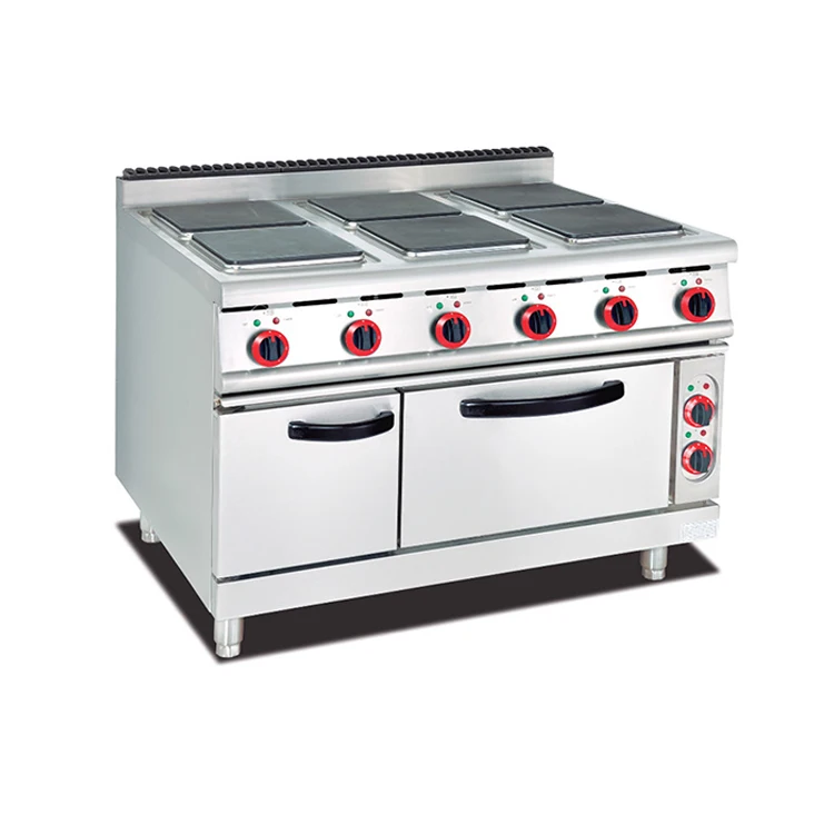 
Catering Equipment High Quality China Factory Cheap 4 Burner Steel Restaurant Equipment Stove Ranges With Oven 