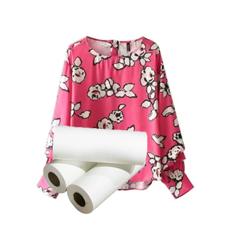 Fast Dry Sublimation Paper Roll 100gsm 44inch 1500M Manufacturer Supply Hot Selling Suit For Espon Printer Digital Printing