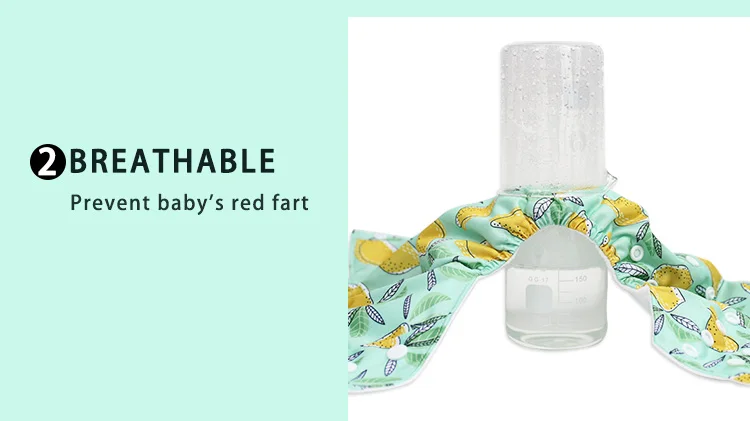 ANANBABY reusable baby cloth diaper washable baby nappy one size adjustable waterproof cloth diaper cover