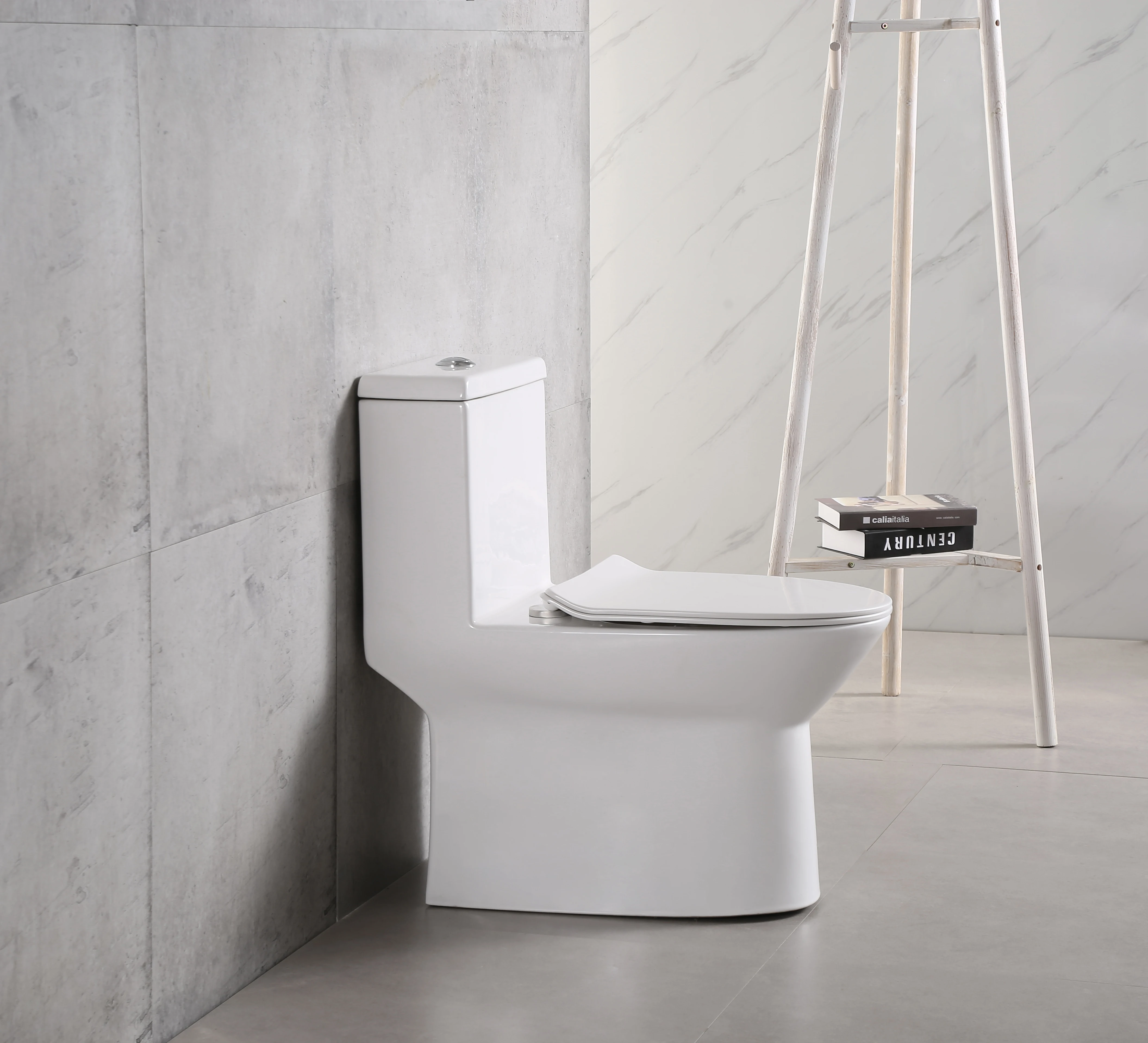 Wholesale siphonic modern style south american siphonic s-trap floor mounted cheap price one piece toilet TO-1202 in stock