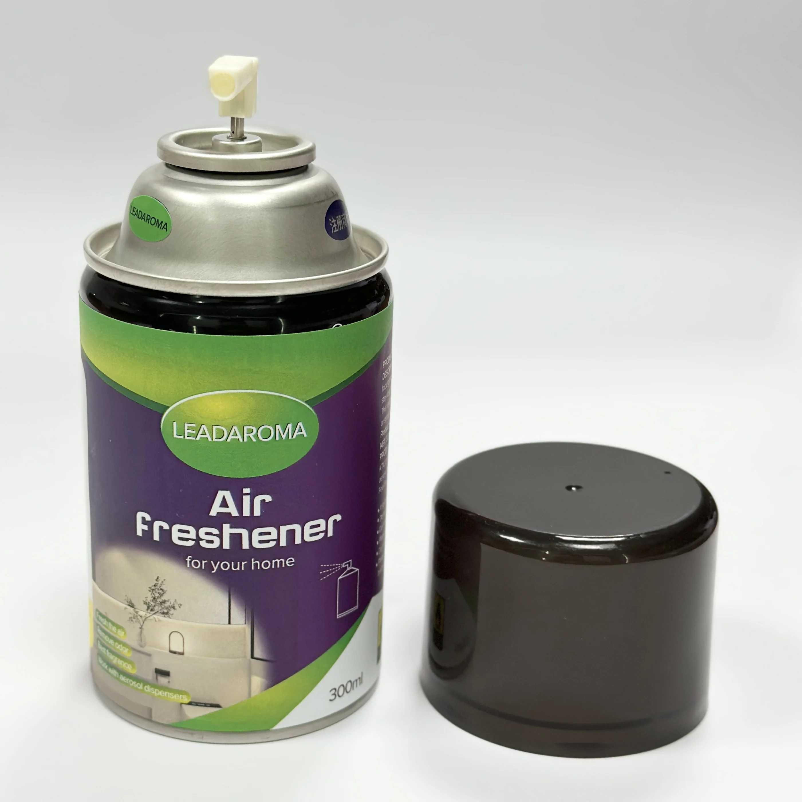 2024 LOGO Customized Support Antibacterial Deodorant Spray Mini Aerosol Dispenser Air Freshener Spray