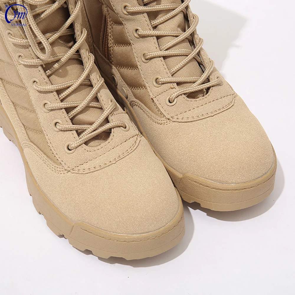 Export Four Seasons hiking boots outdoor waterproof high top desert boots Tactical boots