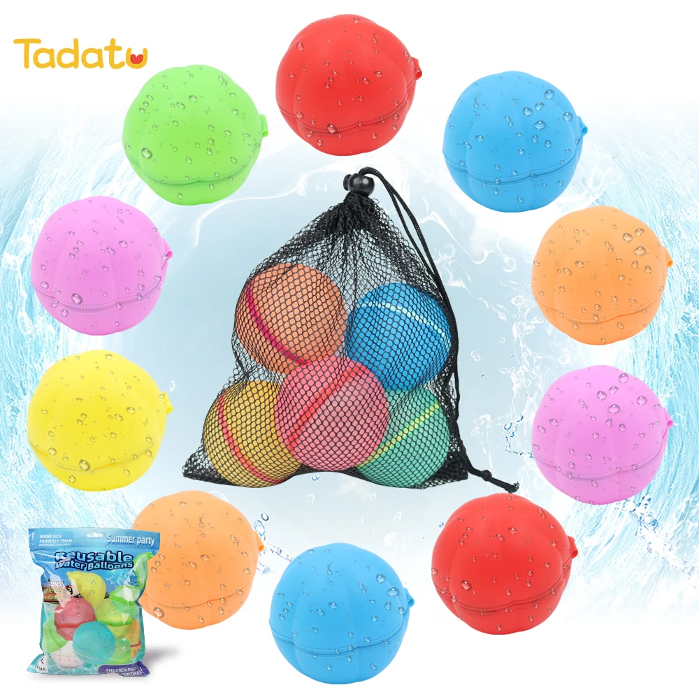 New Arrival Biodegradable Reusability Self Sealing Magnetic Water Bombs Magic Reusable Water Balloons For Children Summer Toys