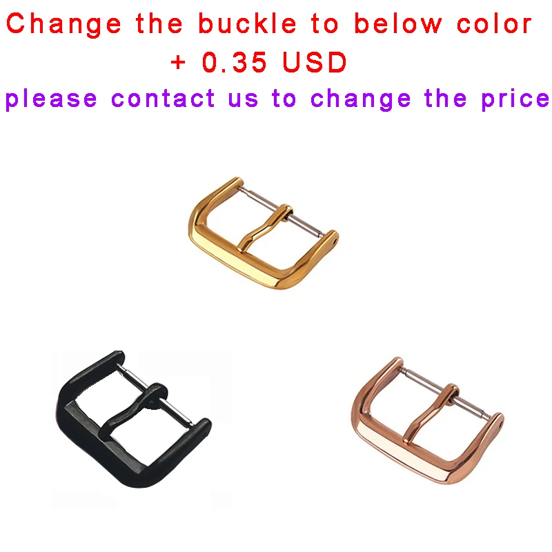 Genuine Leather Strap Watch band High Quality Accessories Brown Black Belt 10 12 14 16 18 20 22 24mm purple green Leather bands