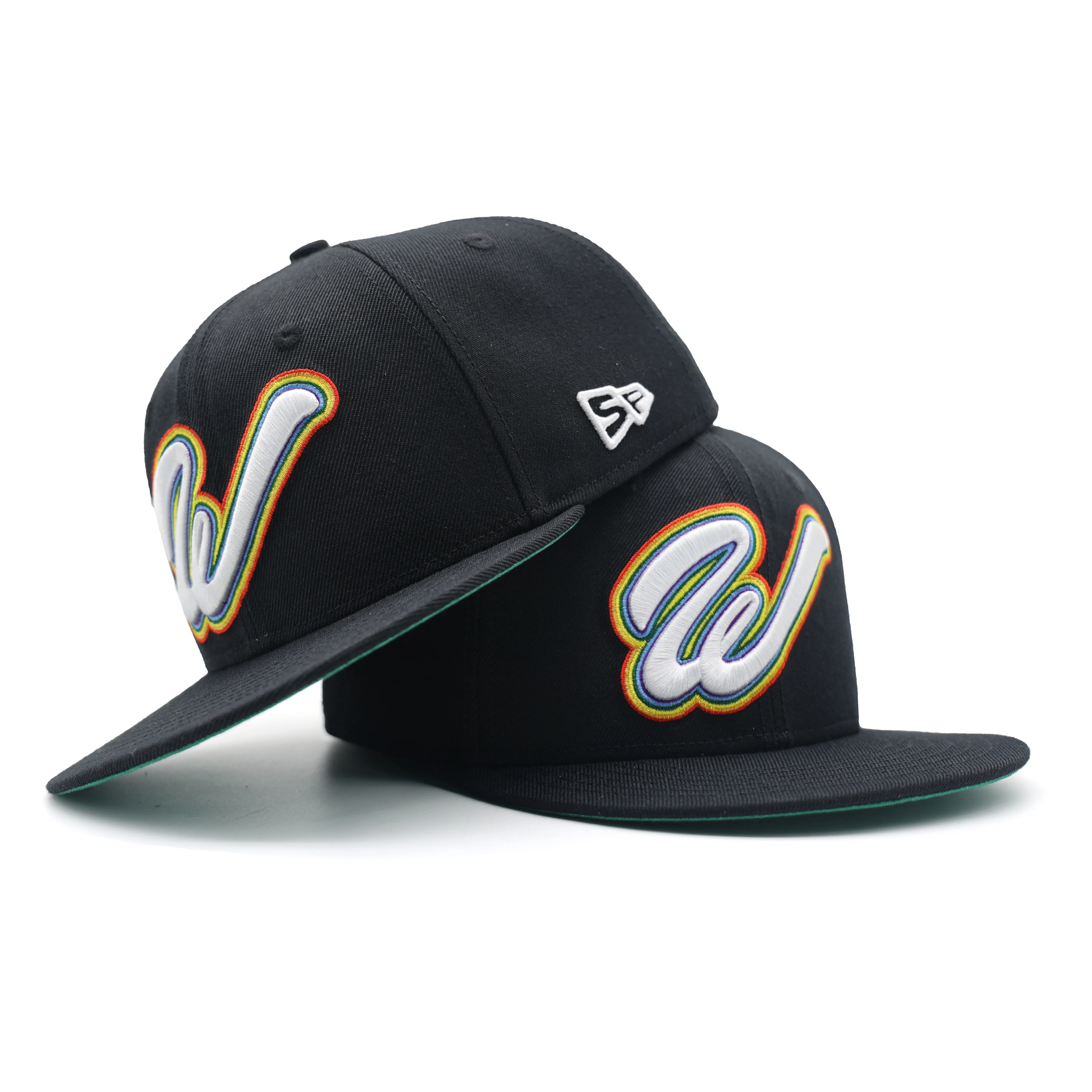 Custom ODM OEM 6 panel  fitted  hats basketball hats