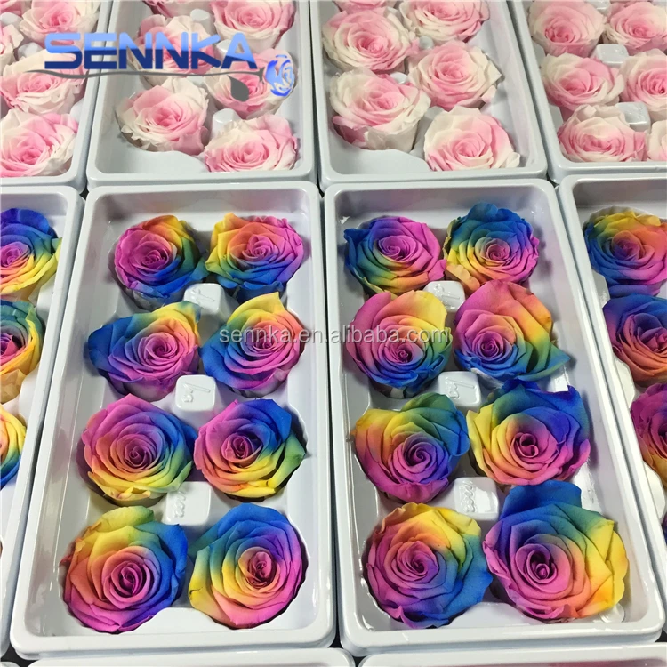 Luxurious Real touch rose eternal preserved  rose flowers for made gift box
