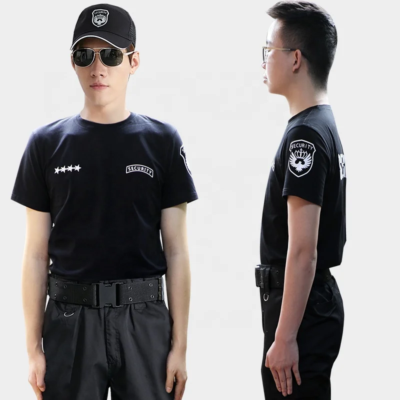 Security Shirt Black White Security Shirts Complete Uniforms Security Tee Shirt