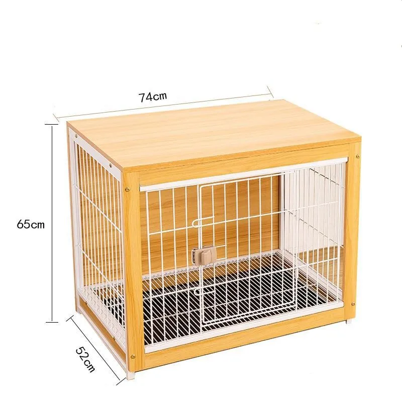 Heavy Duty Large Dogs Cage High handmade Strength Steel Wood Easy to Install Dog Crate Pet Dog Kennel