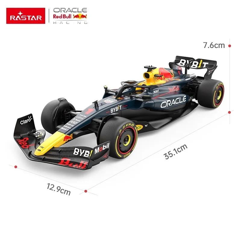Rastar 2024 New Car Model 1:16 Red Bull Formula 1 Sports Car Toy Building Blocks Car Set Kids or Adults Kits with Remote Control