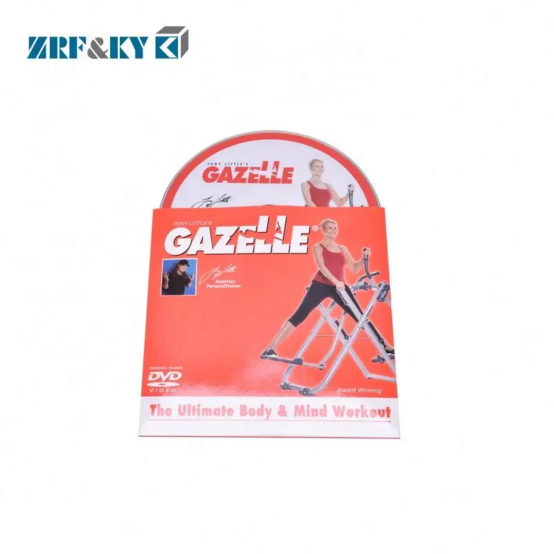 Custom Printing Cardboard Paper CD/VCD/DVD Cover Packaging Box Sleeve Cases