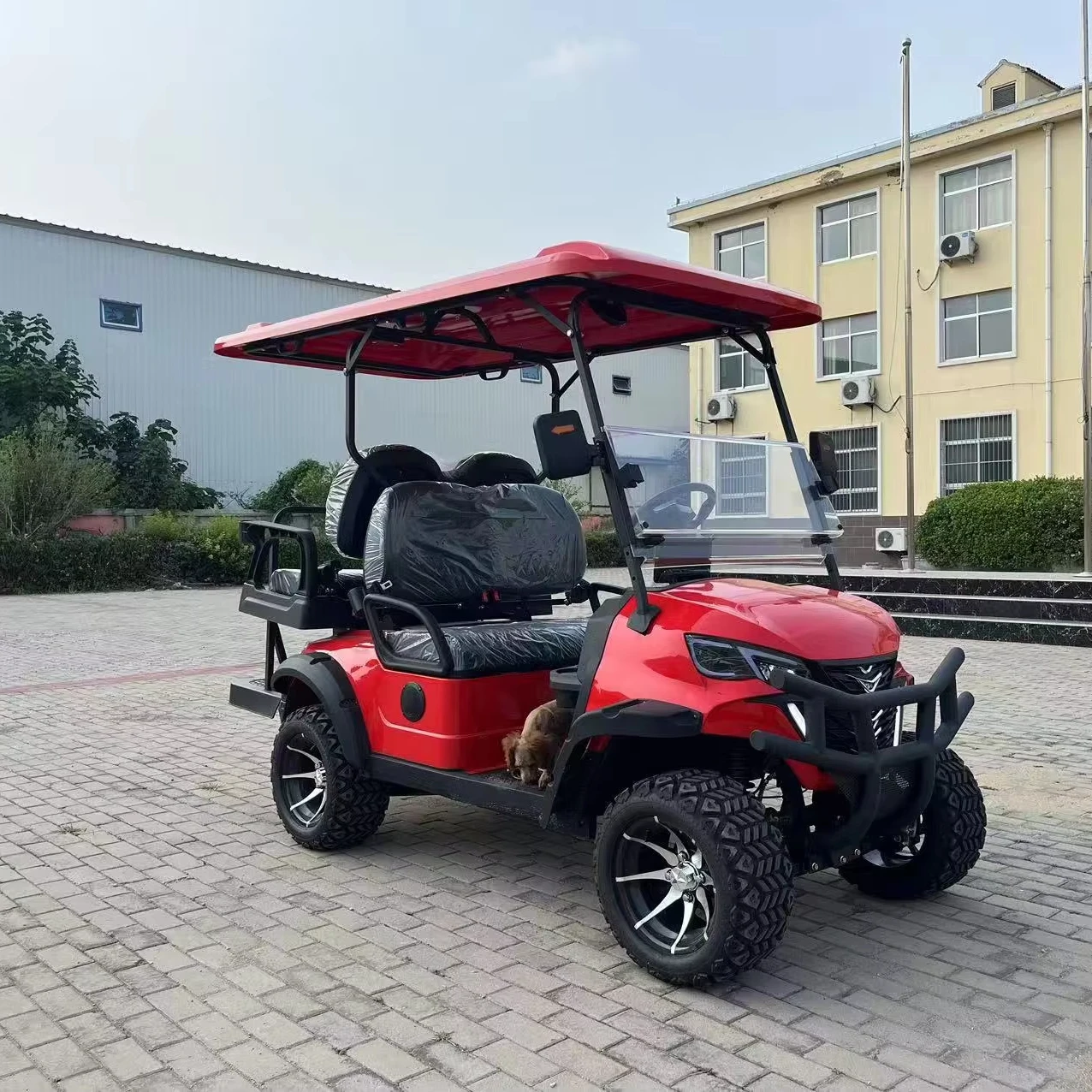 CL High Quality 4+2 6 Seat Electric Golf Cart 4kw Power off Road Golf Buddy