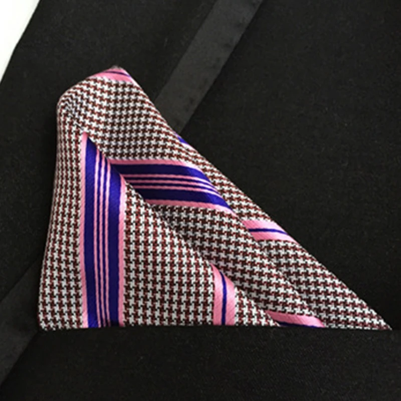 Printing Pattern Handkerchief Matching Floral Ties Printed Pocket Square for Male Female Party Outdoor