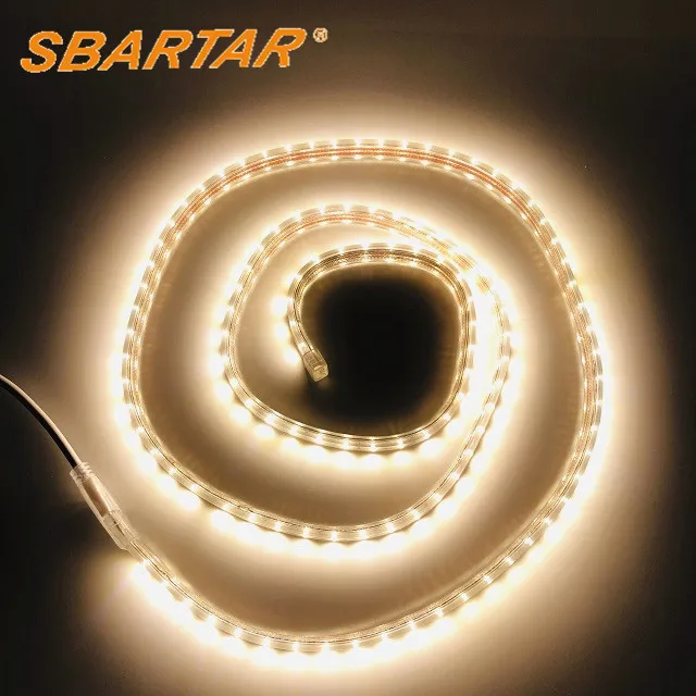 
OEM High Voltage LED Strip Lihgt 50m/roll Cuttable CW/WW Tape Light 