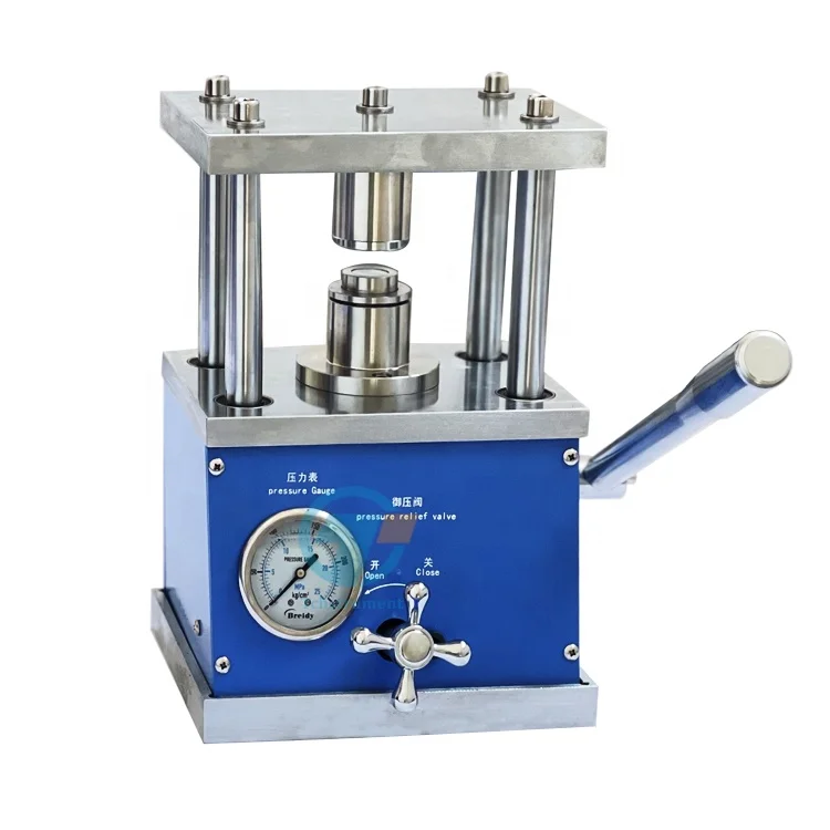 Hydraulic Coin Cell Crimping and Disassembling machine (manually operated) TCH- MSK-110 , coin cell crimper