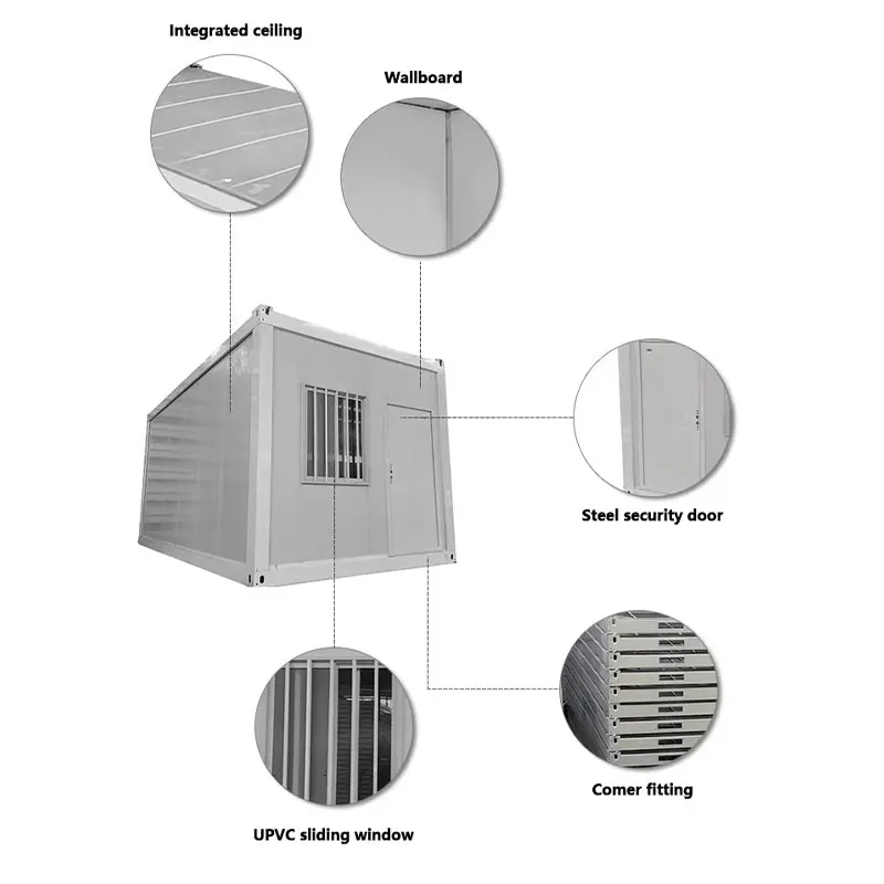 A popular way to live Mobile corrugation Homes House Detachable Prefabricated Container House With good house