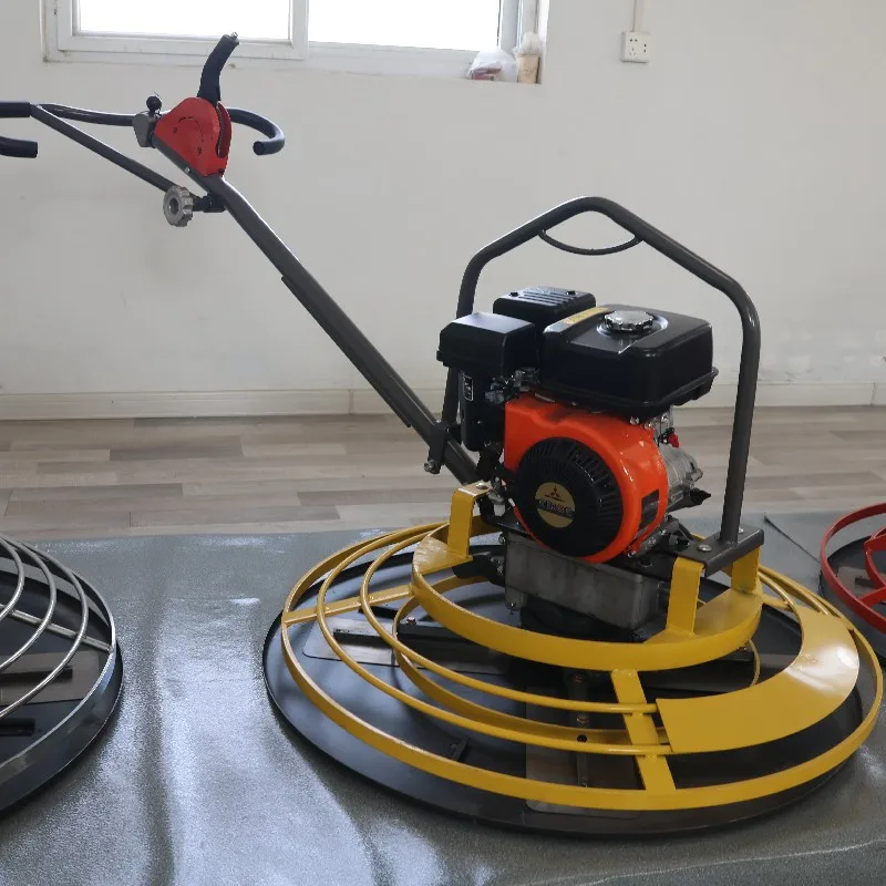 Suppliers DMR1000 power trowel machine GX160 gasoline engine walk behind power trowel machine 40' concrete power trowel