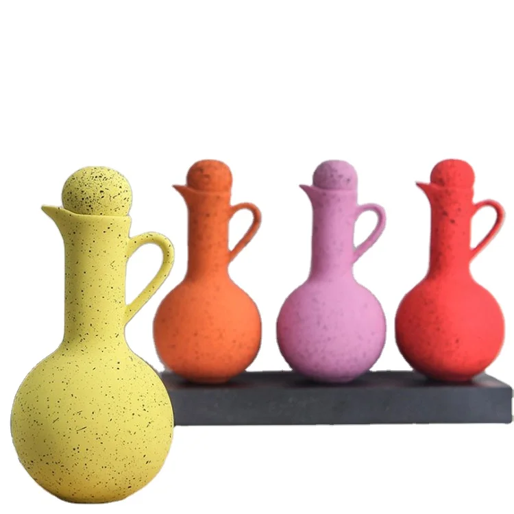 New design Cooking Seasoning Bottle Dispenser Sauce Storage Bottles for Oil and Vinegar Creative Kitchen Tools Accessories