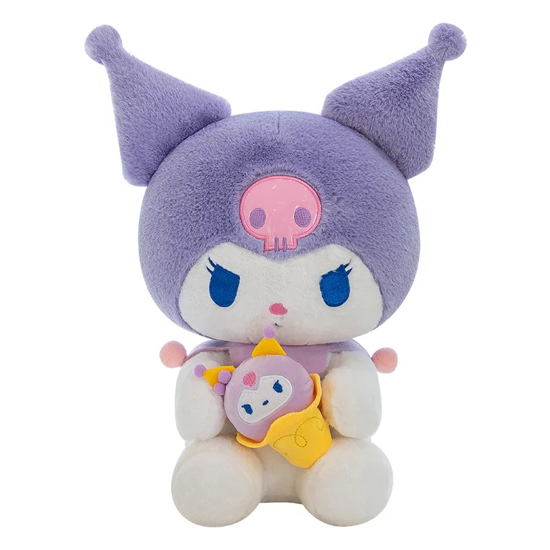 Wholesale New Design Kuromi Girl Fashion Plush Cute Cartoon Kuromi Melody Ice Cream Series Plush Doll Throw pillow Cute Cartoon