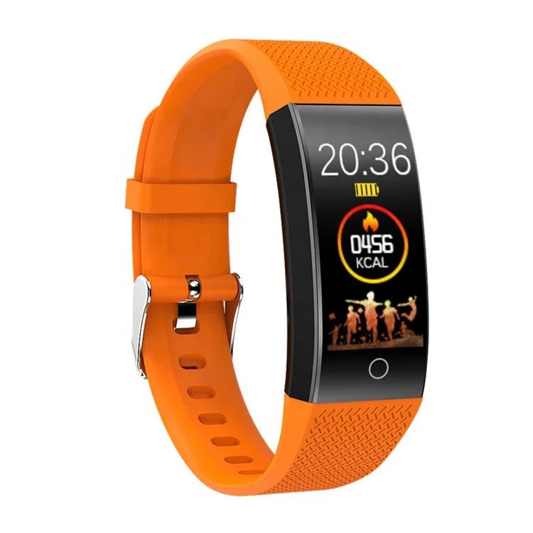 2020 Hottest Heart Rate Blood Pressure Body Temperature Monitor Smart Wristband Bracelet QW18T Fitness Tracker Band