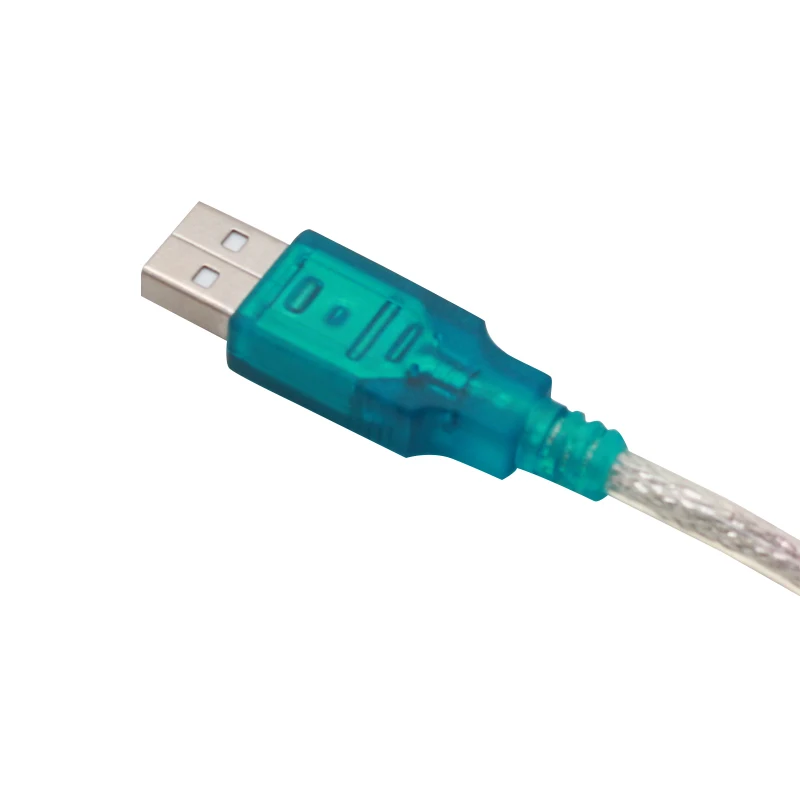 Transparent USB 2.0 TO RS232 Serial DB9 Adapter Converter Cable