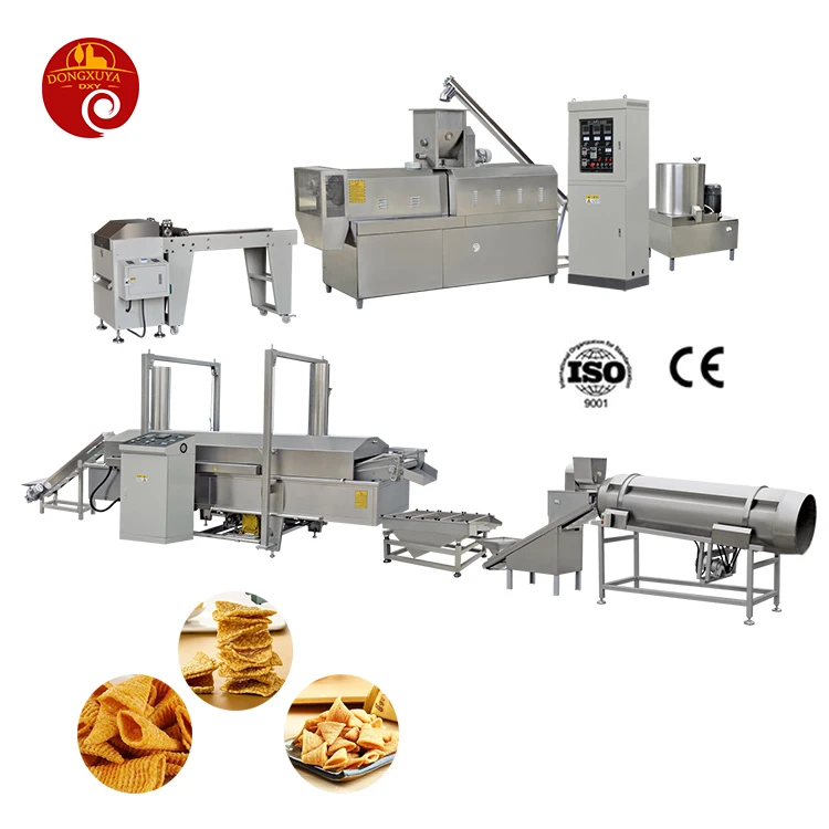 Doritos Crispy Chips Sala Bugles Processing Production Line Industrial Corn cheese ball Puffed Corn Snacks Food Machine