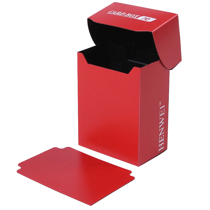 Custom Storage Acid Free Foldable Folding PP Plastic Deck Box Packaging plastic deck box