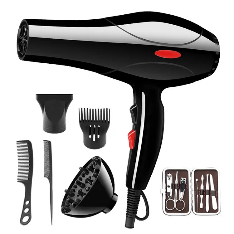 wholesale hairdressing kit 5 in 1 hair dryer and straightener 2400w electronic blow hair dryer set