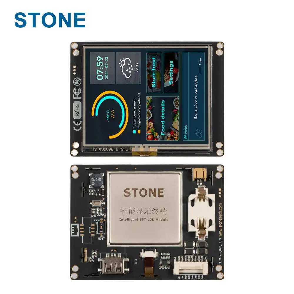 STONE 3.5 inch tft lcd monitor with 30000 hours service for industrial HMI