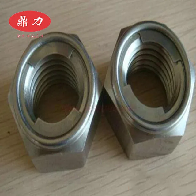 
ASTM/BS carbon steel 4.8/8.8 Zinc plated Self-locking iron nut 