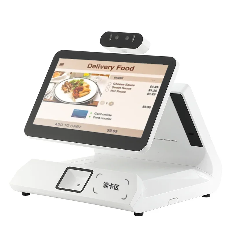 11.6 Inch Windows Tablet Sistema POS Cashier Cash Register All In One Dual Touch Screen Pos Systems Terminal Machine