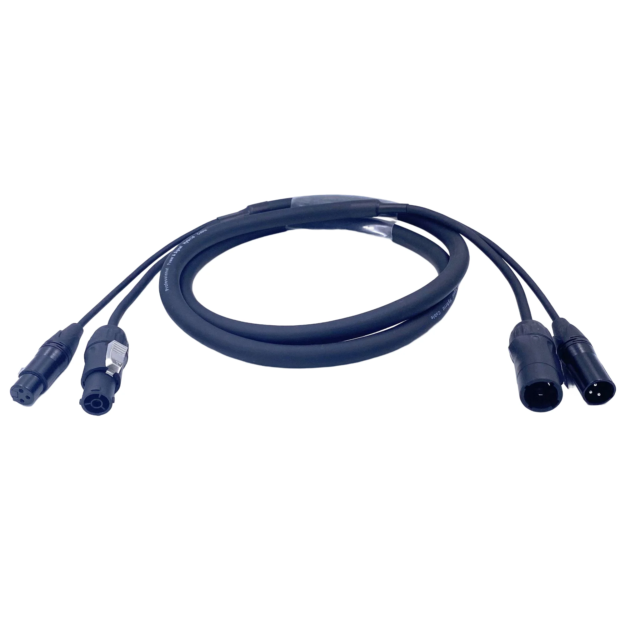 2 Meter PowerCon True1 3 Pin DMX Combi Combo Hybrid Cable