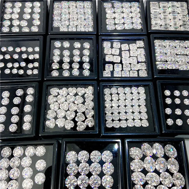 Gra Moissanite Ready To Ship Moissanite Loose Diamond Synthetic Diamond Manufacturing