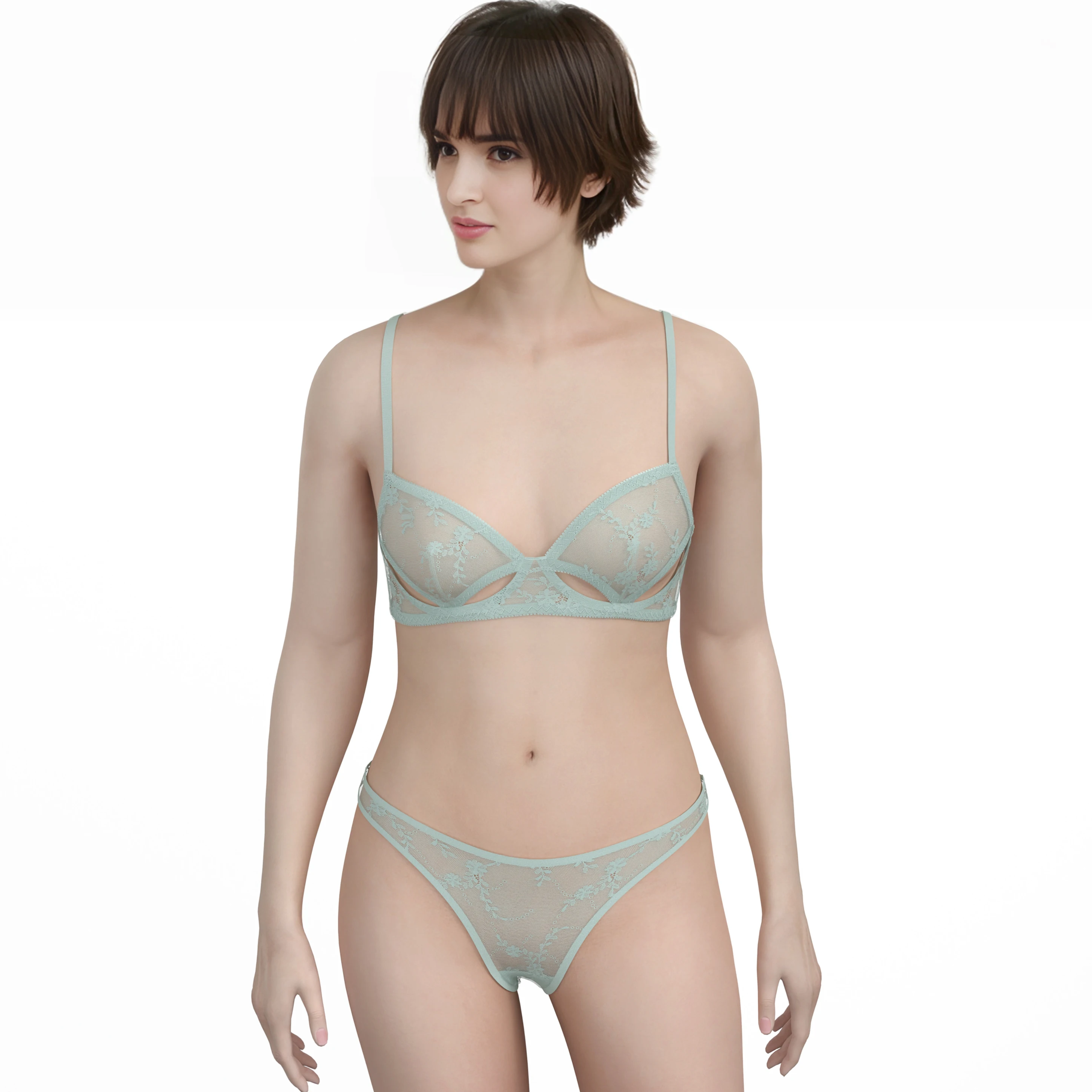 Sexy Hot G-srting Panties and Bra Set Wholesale Lingerie Bra and Panties Sets