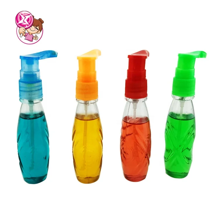 Hot Selling Mixed Fruit Flavors Mini Super Sour Spray Liquid Candy To The Middle East market