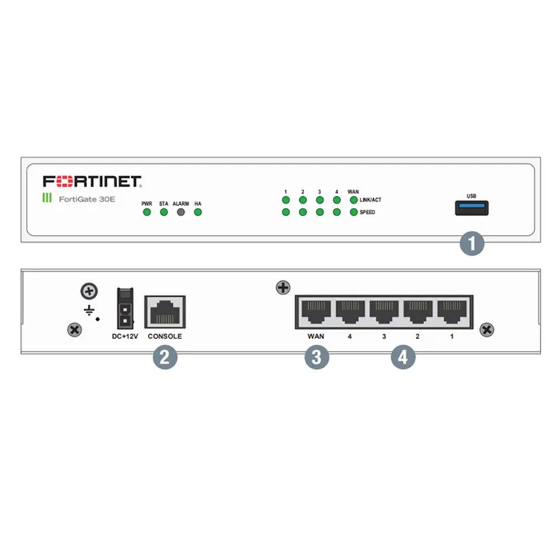 New Original Fortinet FortiGate 30E Network Security/Firewall Appliance