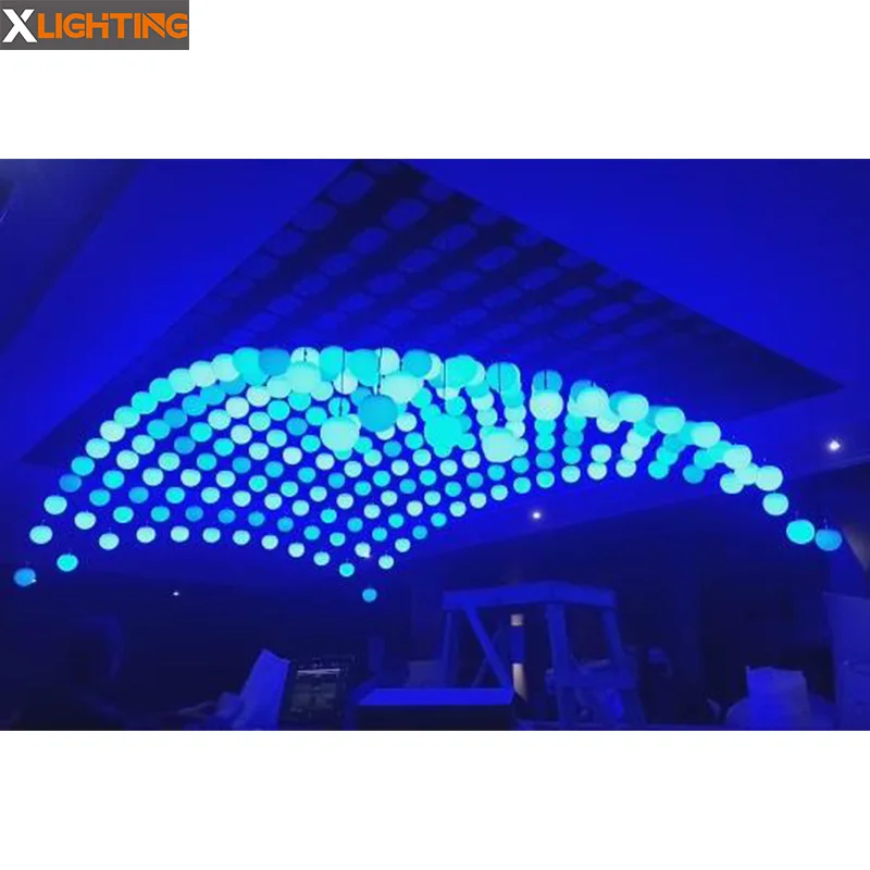 rgb led ceiling lights dmx motor cheaper price led kinetic lifting ball