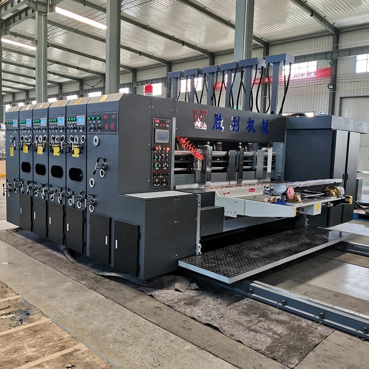 Factory Wholesale 4 Color full automatic carton flexo printing slotting machine