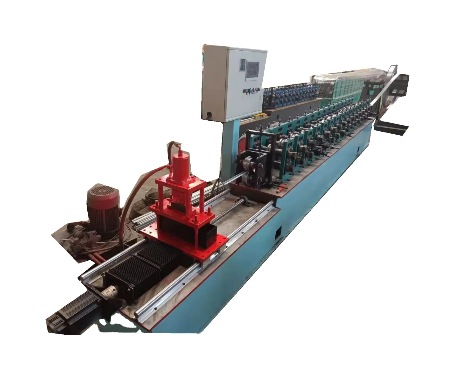 Manufacture Automatic High Quality 16 Rows C Omega Strut  Channel Roll Forming LIne Machine