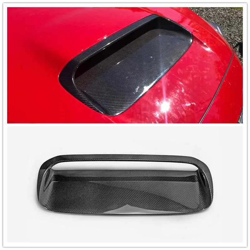For Subaru Impreza VAB VAF STI Carbon Fiber OEM Style Hood Vent Fibre Air Duct