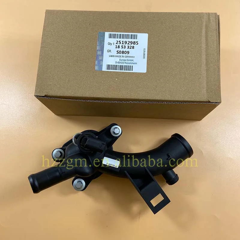Engine Thermostat Housing Water Pump Outlet For Chevrolet Aveo Cruze Vauxhall Opel Corsa Meriva Astra 25192985