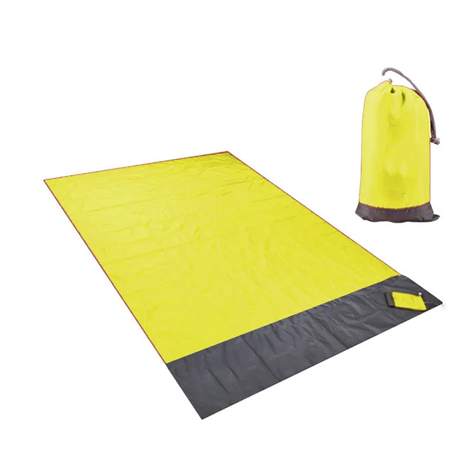 Eco-friendly Orange Large Family Picnic Waterproof Blanket with
