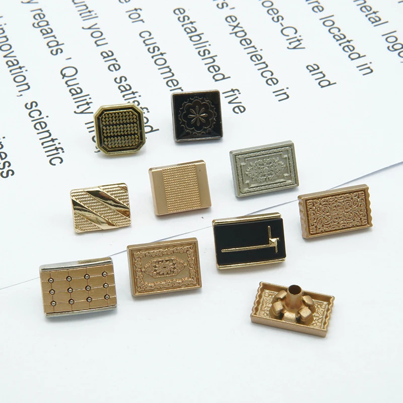 Snap fastener new british style coat buttons press alloy metal snap on custom buttons for clothing jacket clothes
